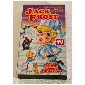 Vintage Jack Frost VHS • Buddy Hackett • Full Length Puppet Animation • 1991